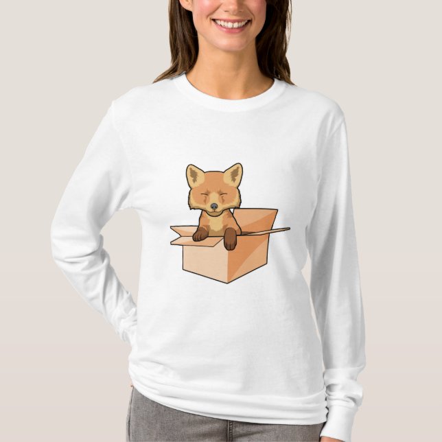 Fox as Baby in Box T-Shirt (Front)
