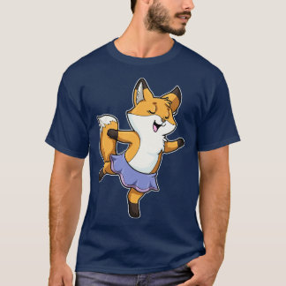 Fox as Ballerina at Ballet with Skirt T-Shirt