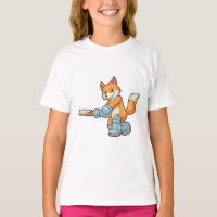 Fox as Batsman with Cricket bat
