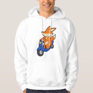 Fox as Biker with Scooter Hoodie