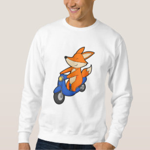 Fox as Biker with Scooter Sweatshirt