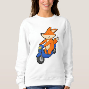 Fox as Biker with Scooter Sweatshirt