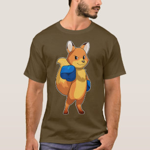 Fox As Boxer With Boxing Gloves  T-Shirt