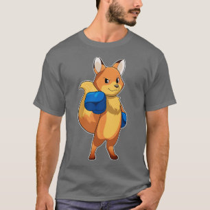 Fox as Boxer with Boxing gloves T-Shirt