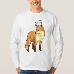 Fox as Cook with Chef hat T-Shirt