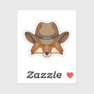 Fox as Cowboy with Hat