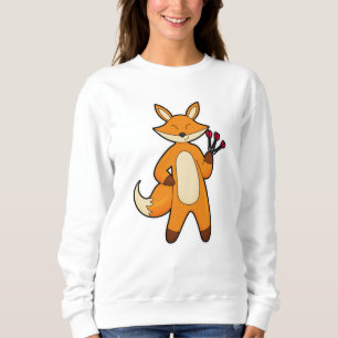 Fox as Dart player with Darts Sweatshirt