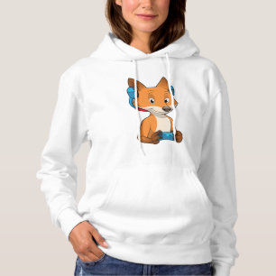 Fox as Gamer with Joystick Hoodie