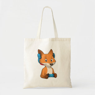 Fox as Gamer with Joystick Tote Bag