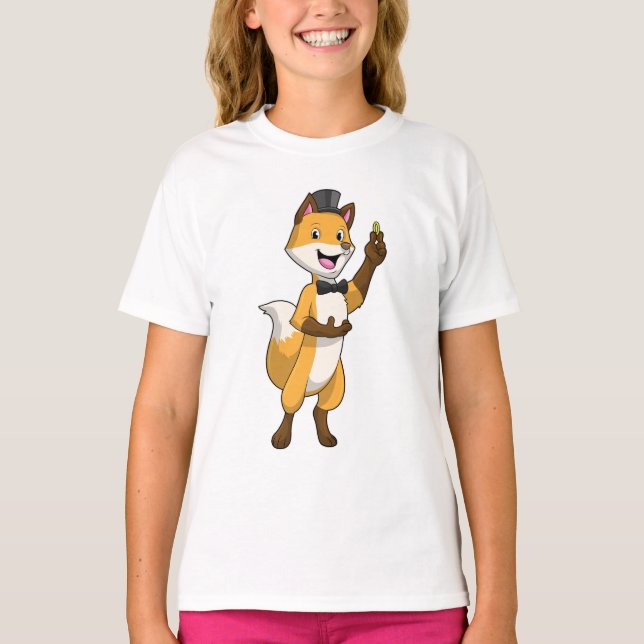 Fox as Groom with Wedding ring T-Shirt (Front)