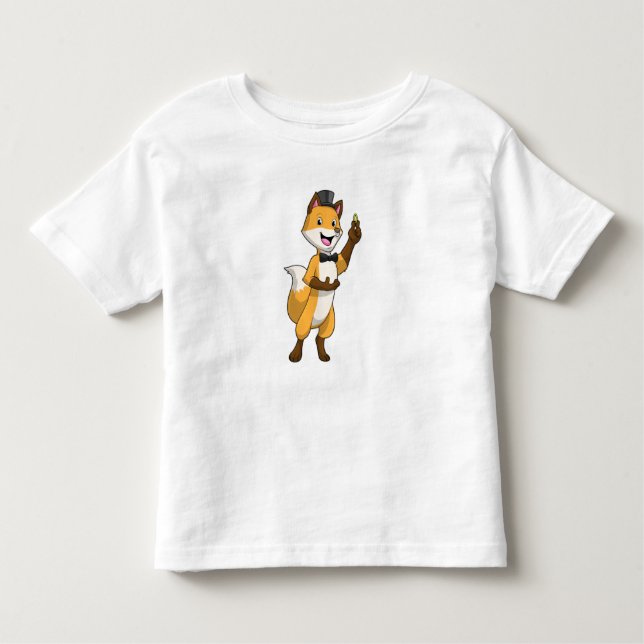 Fox as Groom with Wedding ring Toddler T-Shirt (Front)