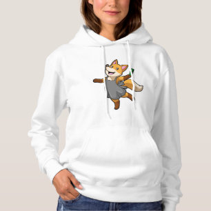 Fox as Hairdresser with Scissors Hoodie