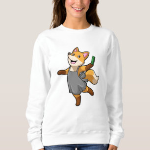 Fox as Hairdresser with Scissors Sweatshirt