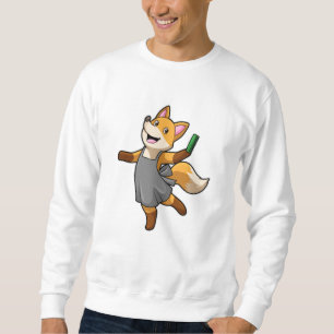 Fox as Hairdresser with Scissors Sweatshirt