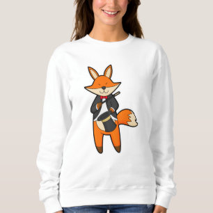 Fox as Magician with Magic wand & Hat Sweatshirt