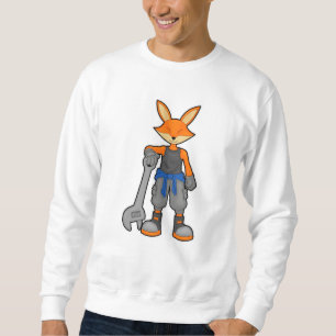 Fox as Mechanic with Spanner Sweatshirt