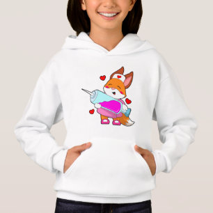 Fox as Nurse with Syringe