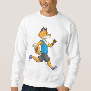 Fox as Runner at Running Sweatshirt