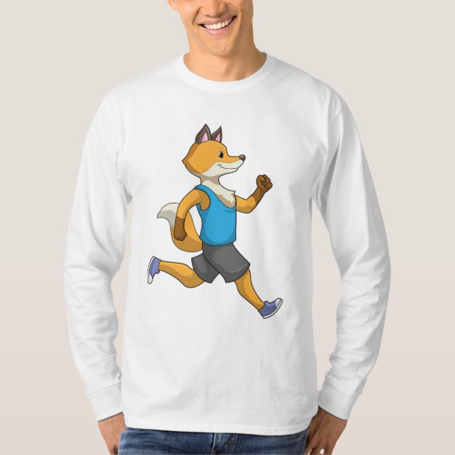 Fox as Runner at Running T-Shirt (Front)