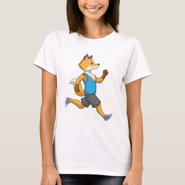 Fox as Runner at Running T-Shirt (Front)