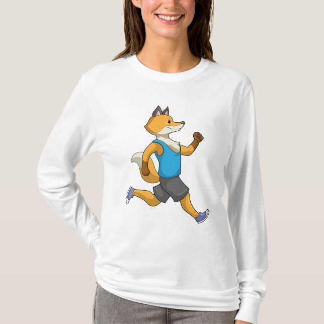 Fox as Runner at Running T-Shirt (Front)