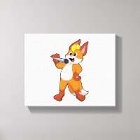 Fox as Singer with Microphone