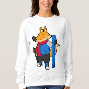 Fox as Skier with Ski Sweatshirt