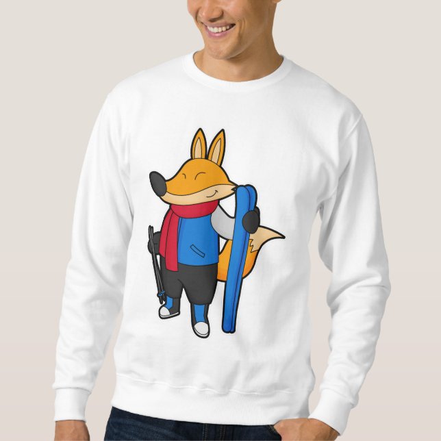 Fox as Skier with Ski Sweatshirt (Front)