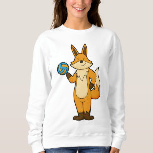 Fox as Volleyball player with Volleyball Sweatshirt