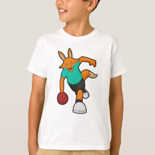 Fox at Bowling with Bowling ball T-Shirt