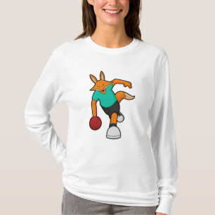 Fox at Bowling with Bowling ball T-Shirt
