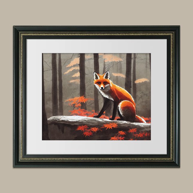 Fox at Dusk Poster (Creator Uploaded)