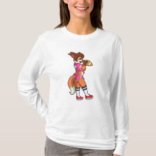 Fox at Football Sports T-Shirt