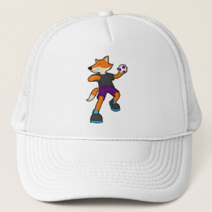 Fox at Handball player with Handball Trucker Hat
