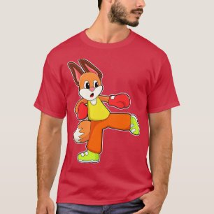 Fox at Martial arts Boxing with Boxing gloves T-Shirt