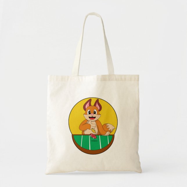 Fox at Poker with Poker chips Tote Bag (Front)