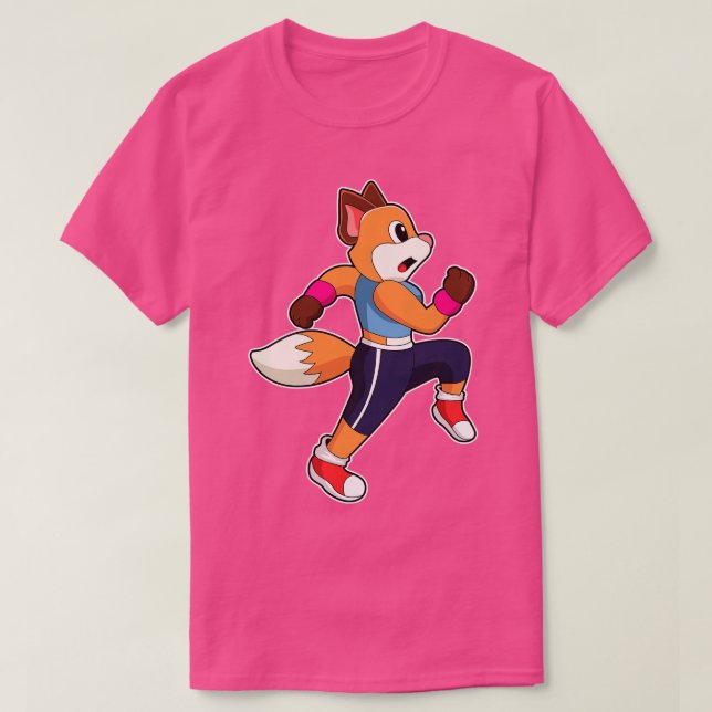 Fox at Running T-Shirt (Design Front)