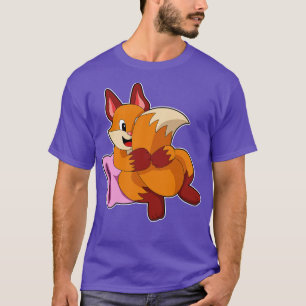 Fox At Sleeping With Pillow T-Shirt