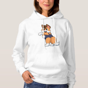 Fox at Swimming with Swimsuit Hoodie