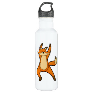 Fox at Yoga Stretching exercise 710 Ml Water Bottle
