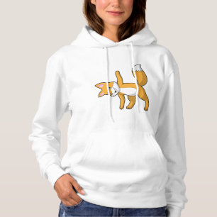 Fox at Yoga Stretching Hoodie