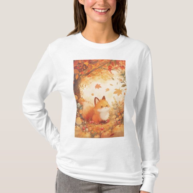Fox Autumn Retreat T-Shirt (Front)