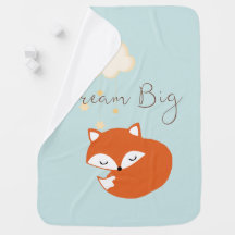 Fox Baby Blanket