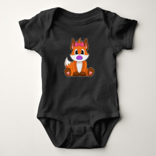 Fox Baby Pacifier Bodysuit