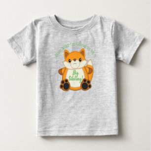Fox Baby Shower Green T-Shirt