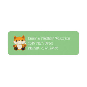 Fox Baby Shower Woodland Animal