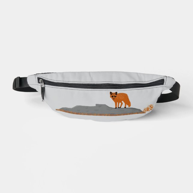 🦊Fox banana bag on rock (Front)