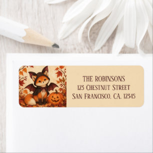 Fox Bat Costume Halloween Personalised