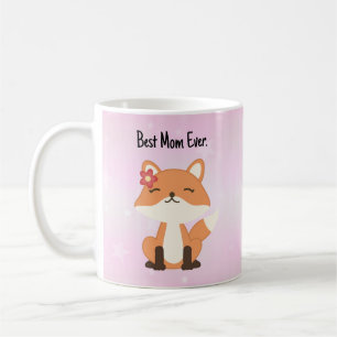 Fox Best Mum Ever Coffee Mug Gift