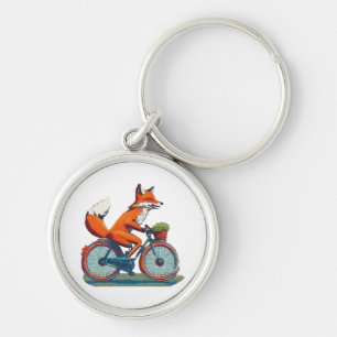 Fox Bicycle Key Ring